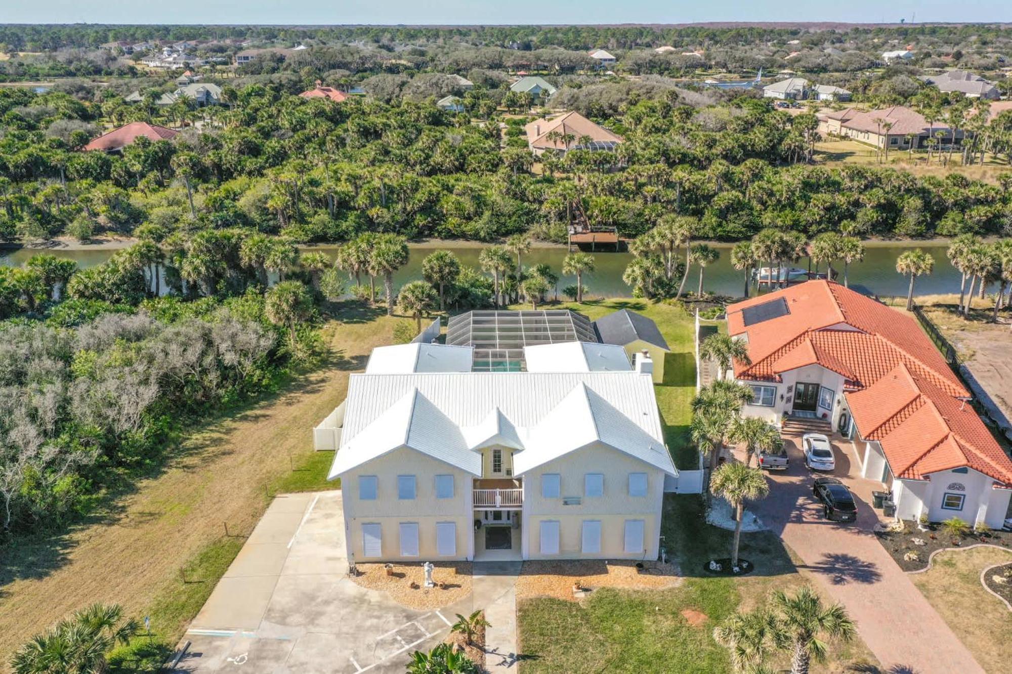 Flagler Beach Bed And Breakfast Pool Bbq Suite Exterior photo